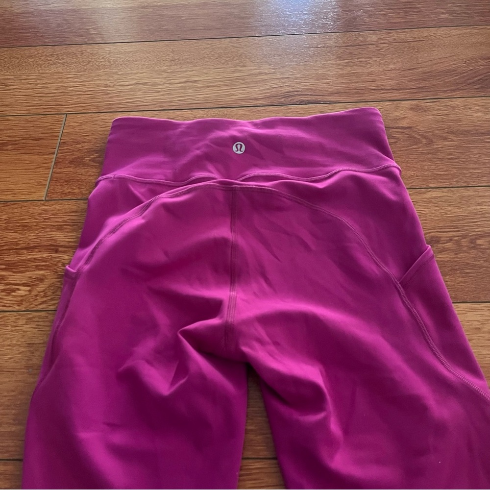 Lululemon Invigorate High Rise Tights 27” Ripened Raspberry - Picture 8 of 9